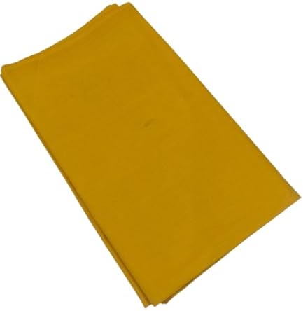 - 5 Metre 100% Pure Cotton Poplin for Women's Sarees, Skirts, Petticoats, Salwars (Sandal)