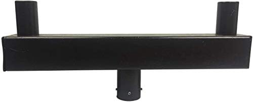 180° Low Profile Bullhorn Tenon Bracket - 3-Arm Mount For Parking Lot Lights With 2-3/8" Slip Fitters