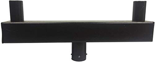 Low Profile Bullhorn with 2 Arms, Adapter Tenon Bullhorn, LED Shoebox Parking Light, Street Light, Parking Lot Pole Bracket