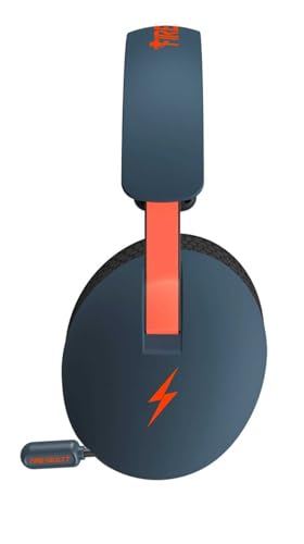 Image of Fire-Boltt O-Prime, Gaming Headphone Bluetooth V5.3, 100-hr Wireless use, a 50mm Driver, Cardioid mic. Game with 28ms Low Latency, and AUX Input for Wired Connection. (Blue)