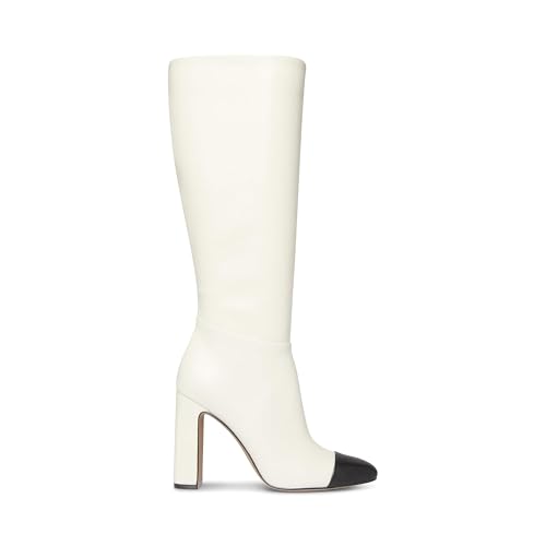 Steve Madden Steve Madden Women's Ally Knee High Boot, Bone Leather, 6