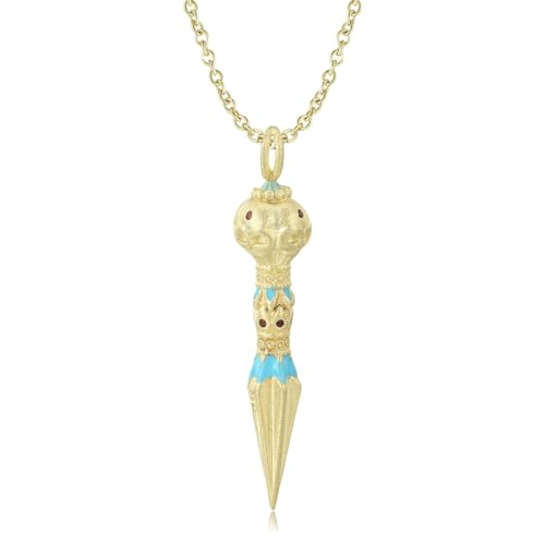 Pendentif tête de mort multi-faces en argent, le collier idéal pour vos soirées chic