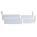 Teravan Standard Extender - Add Room for Larger Toilet Paper Rolls (Set of 2) (White)