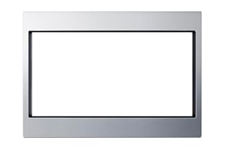 Summit 27” and 30" Built-In Microwave Oven Stainless Steel, 2.2 Cubic Feet, with Trim Kit Digital Control Panel, 1200W (27 Inch)