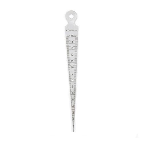 Règle d'espacement de 1 à 15 mm pour mesurer le jeu des soupapes