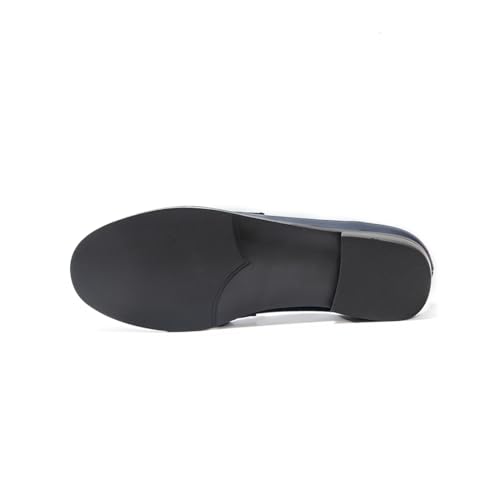 Image of ONEENO Women's Classic Flat Leather Penny Loafer
