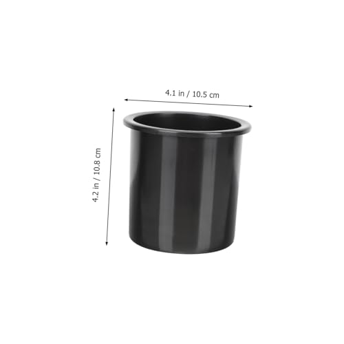 Portavasos empotrado para sofá reclinable negro pack 2 miniatura 2