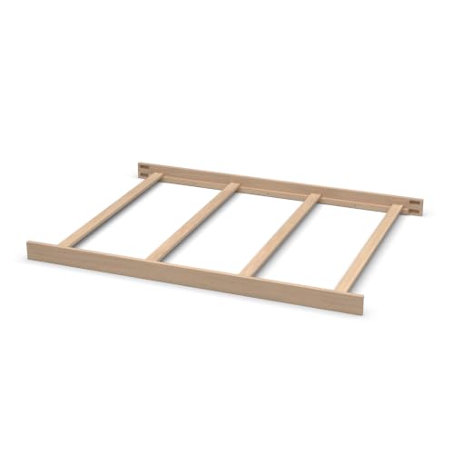 Image of Full-Size Conversion Kit Bed Rails for Monogram by Namesake, Formerly Franklin & Ben Convertible Cribs - Solid Wood Rail - Toddler & Adult Bed Rail for Full-Size Beds (Unfinished)