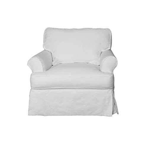 Sillón plegable tela blanca miniatura 3