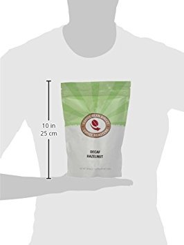 Coffee Bean Direct Decaf Hazelnut Flavored, Whole Bean Coffee, 1 Pound Bag (Pack of 1)