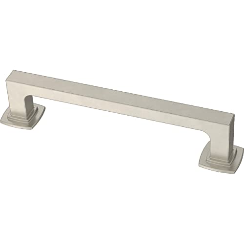 Franklin Brass (5-Pack) – Satin Nickel Cabinet Handles, 5-1/16 Inch Hole Center, Pulls for Drawers, Kitchen Cabinet Door, Dressers | Parow