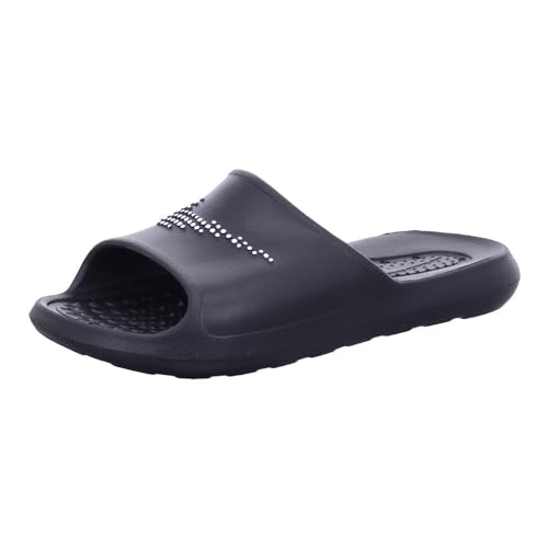 NIKE Mujeres Victori One Shower Slide, Black/White-Black, 40.5 EU