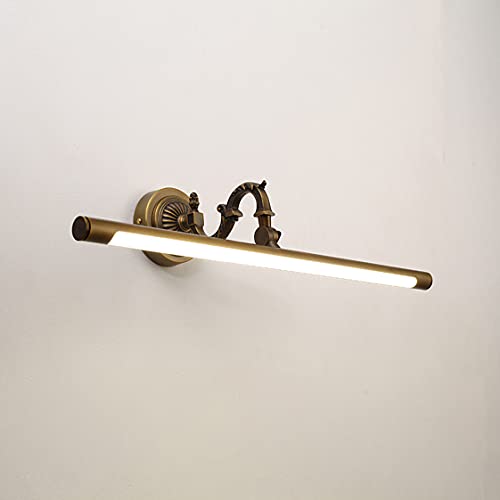 Iluminación de baño de latón para un tocador de diseño vintage cálido