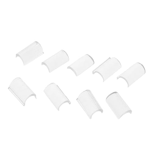 BESTYASH 100pcs Transparent Keratin Adhesive Beads for Hair Extensions Hot Melt Glue Pellets for Seamless Fusion Easy Application Supply Versatile for Various Hairstyles