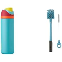 Owala 24-oz Insulated Water Bottle and 2-in-1 Bottle Brush Cleaner Bundle