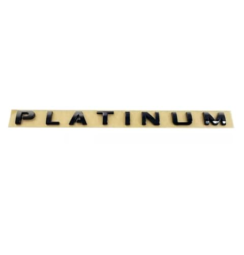 Image of 1PC Set Expedition Platinum Door Rear Emblem 3D Badge Nameplate Logo Letter Decal Fit for 150 250 350 (Gloss Black)
