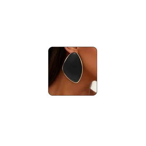 Statement Earrings for Women Big Earrings Large Statement Earrings Chunky Irregular Geometric Drop Dangle Earrings Oval Round Pebble Shape Earrings Chunky Jewelry