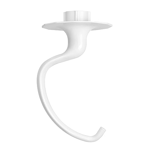 Comparison: Best Stand Mixer Dough Hook 5 K5ADH Dough Hook for KitchenAid 6 Quart Bowl-Lift Stand Mixer, Dough Hook Replacement for KitchenAid Professional 600 Series Mixers, White