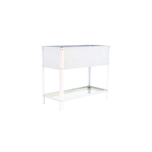 Huerto urbano alto Urban Garden Top Blanco/Galvanizado Simonrack 850x900x600 mms - Huerto - Huerto en casa - macetero metálica 140 Kgs de capacidad