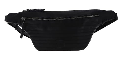 FREDsBRUDER Hoza Beltbag Black sacoche de luxe en cuir véritable souple
