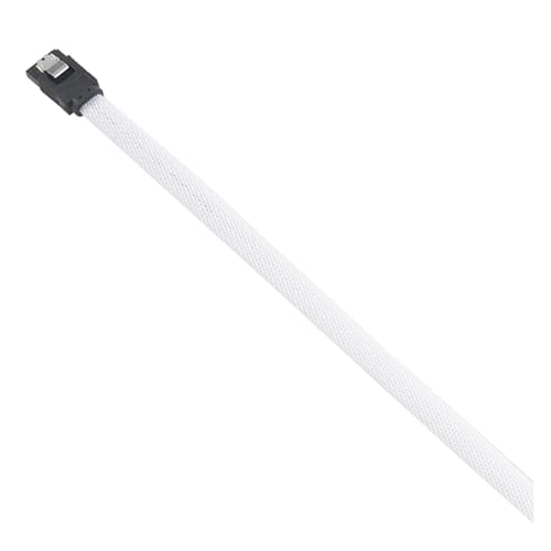 Cable SATA 3.0 III 50 cm con ángulo recto y funda de nylon miniatura 5