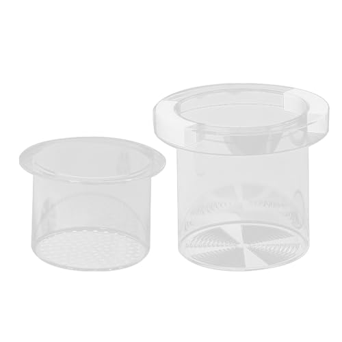 Caja de aislamiento para pecera | Caja flotante de cría de acuario | Contenedor de alimentación divisor para freír Guppy Aclimatación Betta Angelfish Camarones