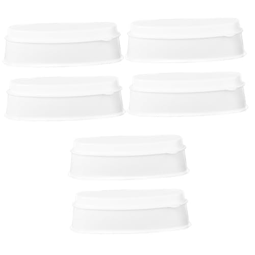 Ipetboom 6pcs French Style Manicure Nails Dipping Powder Boxes White Chrome Nail Powder Kit Supplies