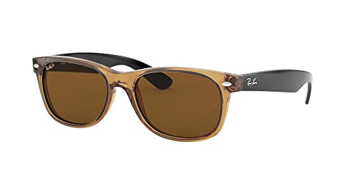 Ray-Ban RB2132 New Wayfarer Polarized Square Sunglasses