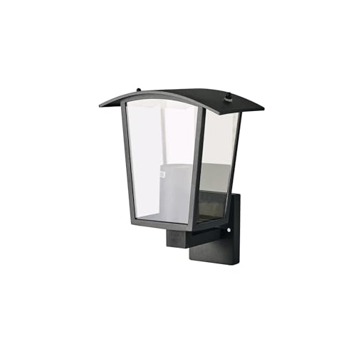CGC Black Outdoor Outside Lights Traditional Contemporary Waterproof Lampholder Weatherproof Porch Patio Door Wall Terrace Garden (Large Uplight) - Image 3