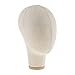 Tete mannequin Perruque Head Head Head Head Head Head Head Présentation Chapeau Tête de coiffeur Tête de mannequin Bloquer la tête avec trou de montage pour perruques à cheveux (Color : Beige)
