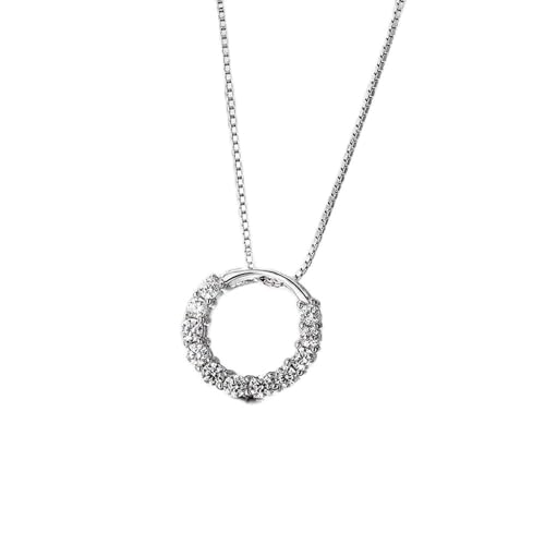 Pendentif en diamant moissanite et argent 925, éclat éternel et finitions haute joaillerie