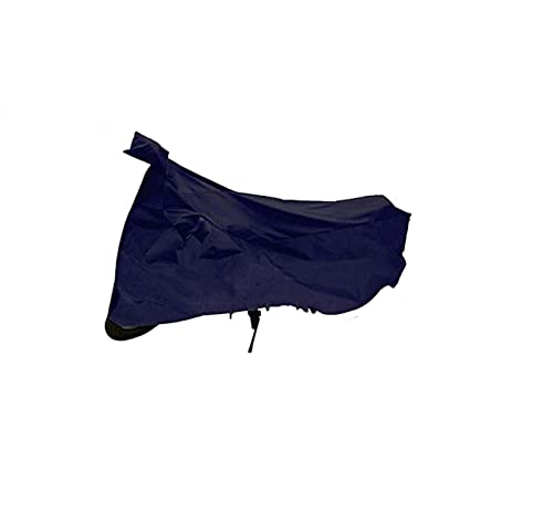 Image of Riderscart 100% Waterproof, Dustproof & UV Protection Bike Cover with Mirror Pocket and Storage Bag Body Covers for Hero Hunk - Blue
