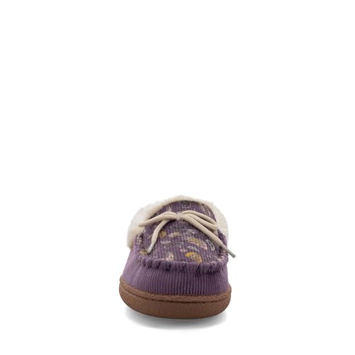 Western Chief Women's Elaine Slippers – Cozy Faux Fur Lining, Stylish Stitched Lace Detail for Indoor, Moccasin Slip-On Loafers Womens Shoes2