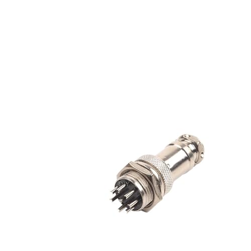 Conector GX16 de 8 pines tipo tuerca que evita desconexiones en tu panel de aviación