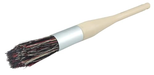 Image of Weiler 25222 1 inch Thickness, Tampico Fill, Steel Ferrule, Professional Economy Parts Cleaning Brush with Plain Foam Handle (Pack of 12)