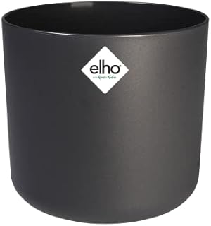Elho B.for Soft Round 18 - Flowerpot - Anthracite - Indoor - Ø 18.3 x H 16.8 cm