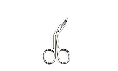 WOIWO 1 pinza de acero inoxidable para cejas, pinza profesional para dar forma a las cejas, herramienta cosmética (plateado)