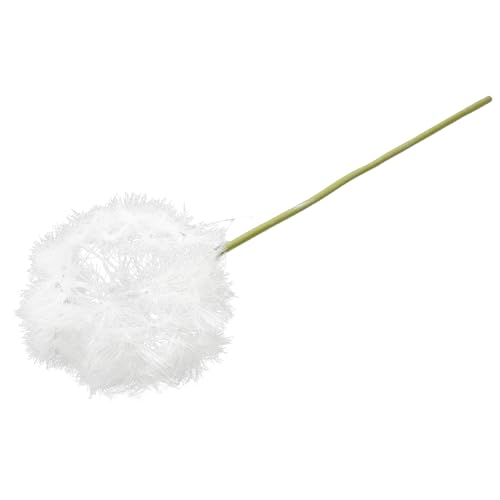 Ramo de león blanco artificial de 2 piezas para decoración de mesas 4