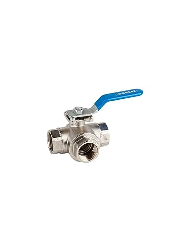 GENEBRE Llave Paso Bola 3 Vias Tipo T 1/2'