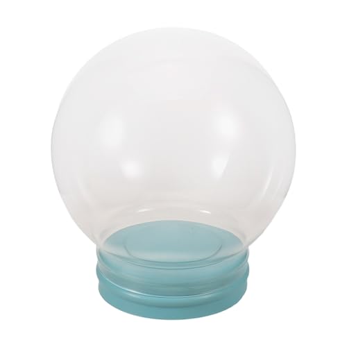 Bola de nieve vacía con base antiderrames para proteger tus manualidades navideñas 2