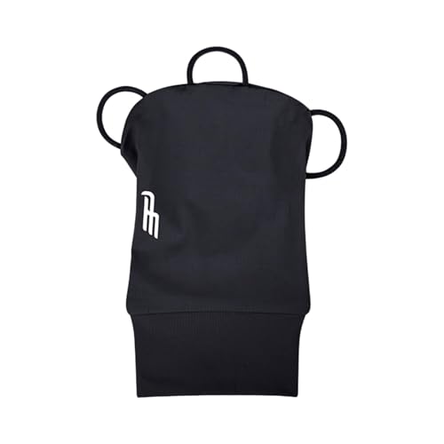 CAQYPVH Golf Finger Glove for Sports Activities Half Finger Design for Climbing and Fishing, L Black Left