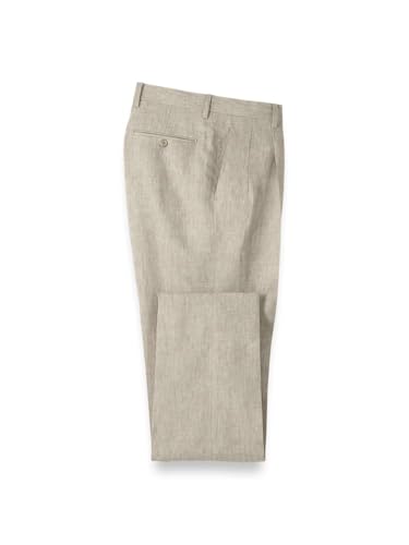 Paul Fredrick Men's Linen Chambray Twill Pants