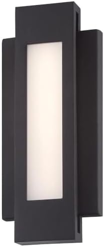 George Kovacs P1230-286-L Insert LED Wall Sconce, Pebble Bronze