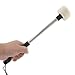 Kyuionty 2 Pack Felt Head Bass Drum Mallets Percussion Sticks, 12 Inch Length Drum Mallets Sticks with Stainless Steel Handle for Marching Band
