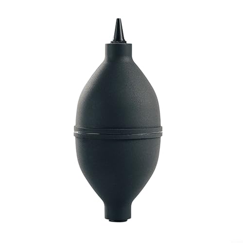 Soplador de aire compacto para limpiar molinillos de café, teclados y sensores con agarre cómodo (negro)
