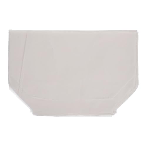 HANABASS Fundas Desechables para Asientos de Inodoro de Madera de Pulpa 200 Unidades Color Beige Papel Soluble y Biodegradable para Uso Hogar y Lugares Públicos