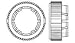 206251-1, Coupling Ring, Shell Size 23, CPC (25 Items)