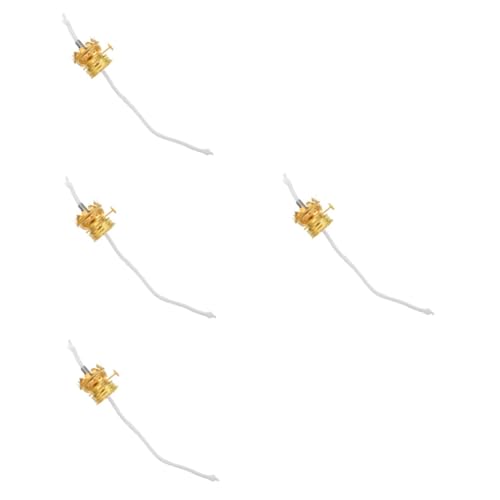 Zerodeko 2 Stück Petroleumlampensockel Antike Öllampe Docht Fackel Brenner Benzin Mantel Portable Light Outdoor leuchte Öllampenteile DIY...