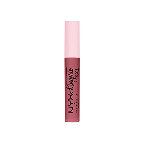 NYX Professional Makeup Rouge à Lèvres Liquide Mat Lip Lingerie XXL, Longue Tenue, Formule Vegan, Flaunt It