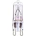 Satco 40W Double Loop Halogen Lamp - G9 Base - Clear - 120V